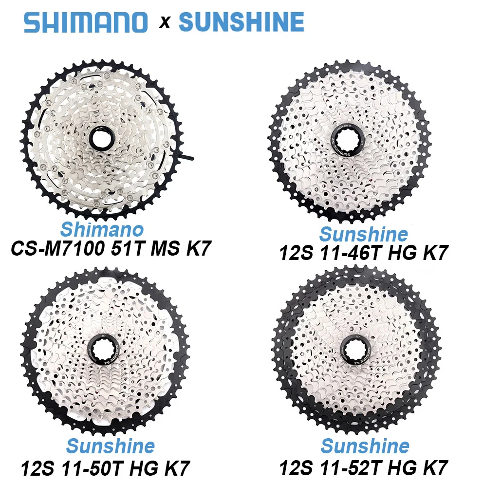 Shimano SLX M7100 12 rychlost groupset posunovač zadní přehazovačkou 12V crankset 12S běžící pás 124 namestí HG MS kazeta MTB bicykl mechanismus sada