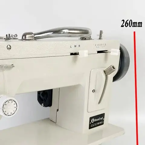 

Electric Thick Material Sewing Machine Walking Foot Zigzag Stitch 9'' Arm Leather And Heavy-Duty Sewing Machine