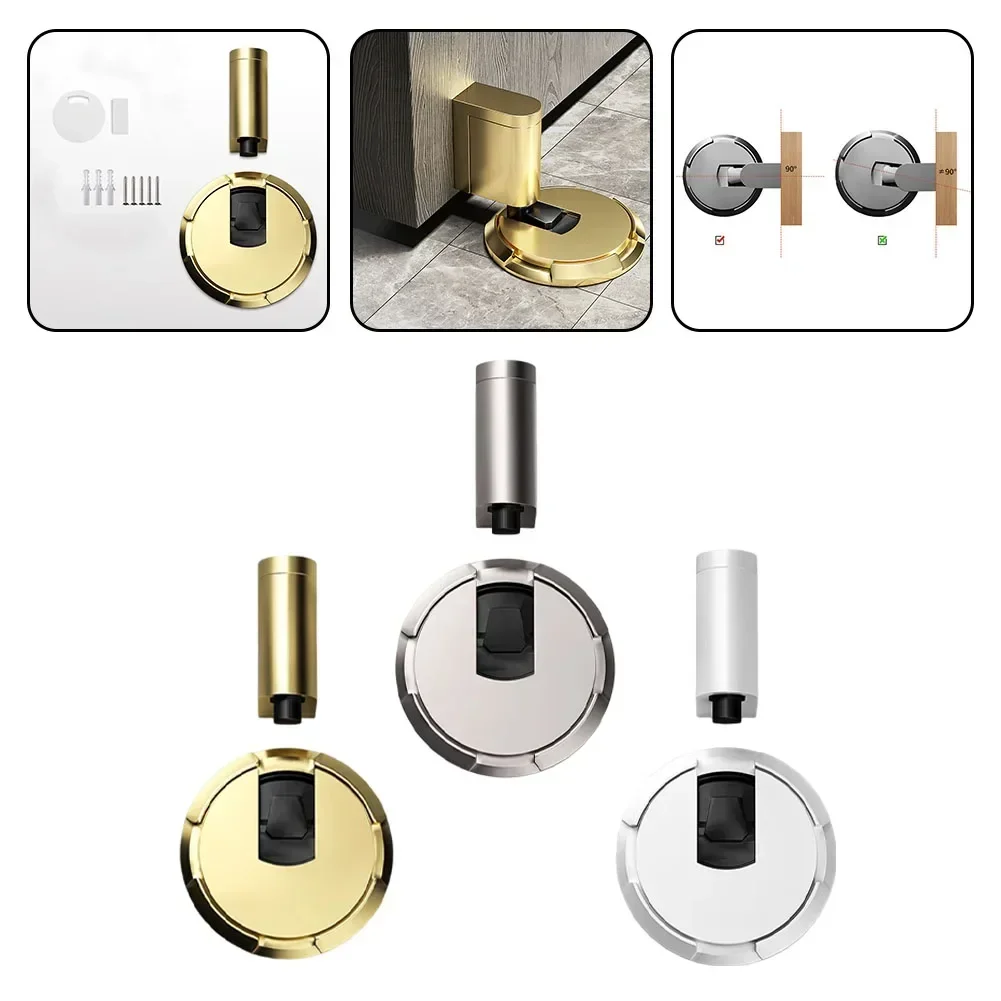 

Door Stopper Door Suction Without Punching Simple Windproof And Anti-collision Door Stopper Windproof Suction High Quality