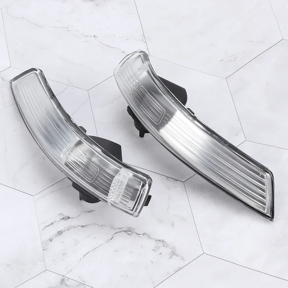 

1 Pair of Left & Right Car Rearview Mirror Turn Signal Light Lampshade No Bulb For Ford Focus Mondeo 1538488+1538489