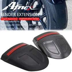 Motorcycle Fender Extension Splash Guard Carbon Mudguard Extender For Honda NC 700 750 S/X NC700X NC750X NC700S NC750S 2012-2019