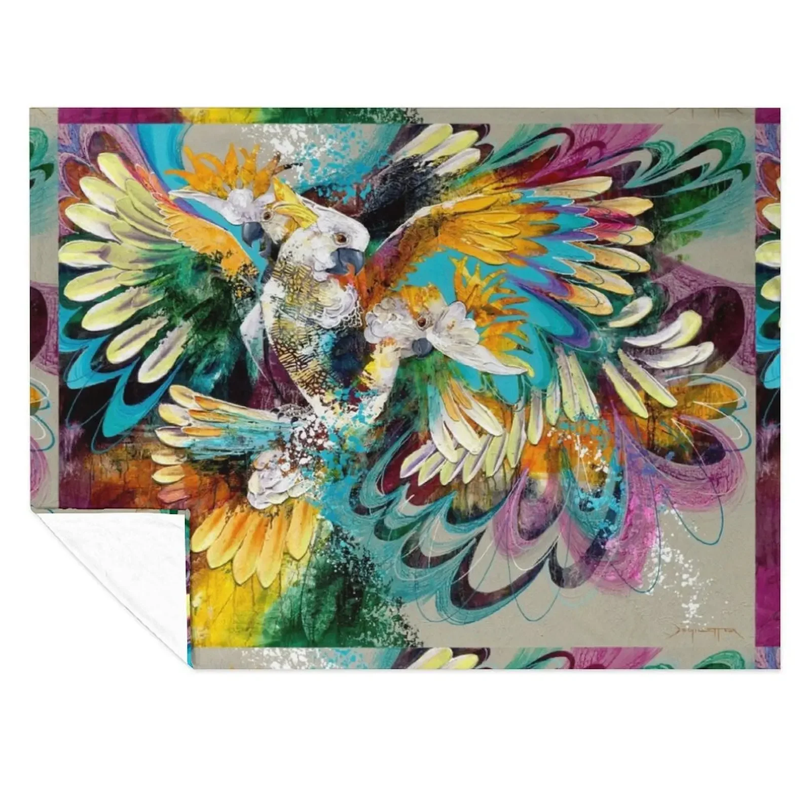 

Cocky Chatterbox Throw Blanket Bed covers warm for winter Hair Furrys Blankets