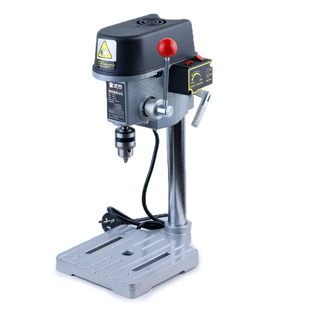 High Speed Mini Drilling Machine 340w Drilling Chuck 1-10mm Bench Machine Table