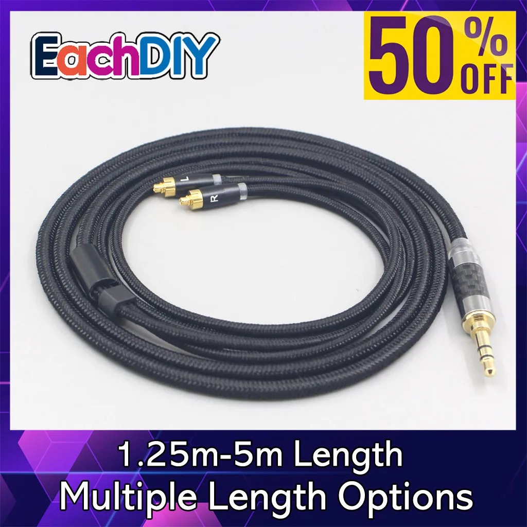 

2.5mm 4.4mm Type C 3.5mm Super Soft Headphone Nylon OFC Cable For Dunu dn-2002 Earphone LN007516