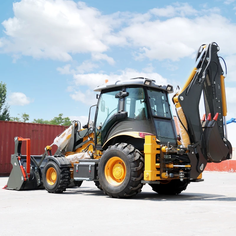 Front End Loader For Sale For Agriculture Construction Equipment  Traktor Mini Farm 4wd Compact Wheel Loader