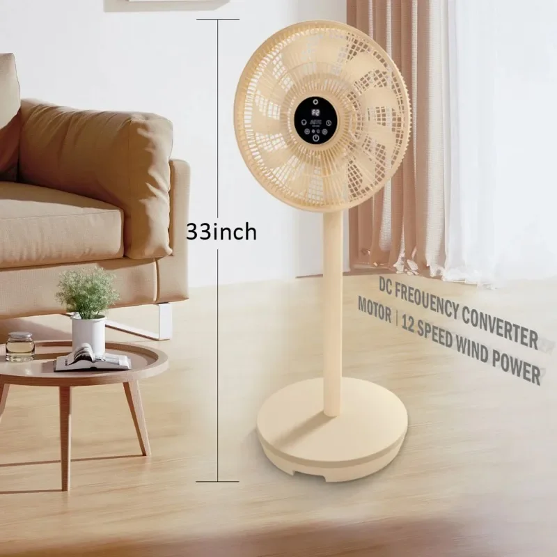 Automatic wind speed gesture control Portable floor fan Folding visual fan Automatic follow AI fan