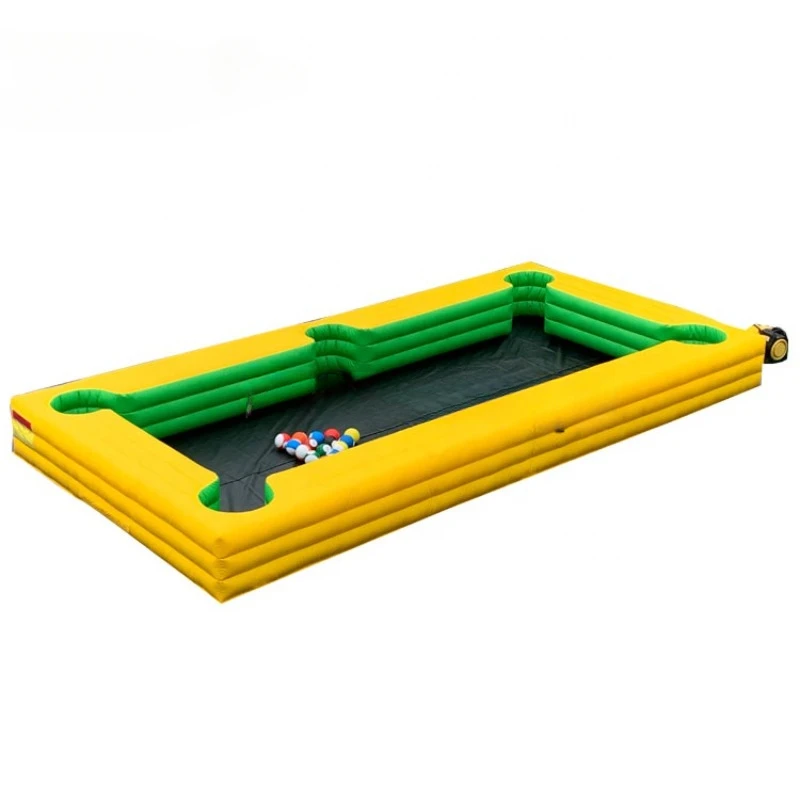 

Inflatable human billiards interactive game billiard soccer inflatable pool table