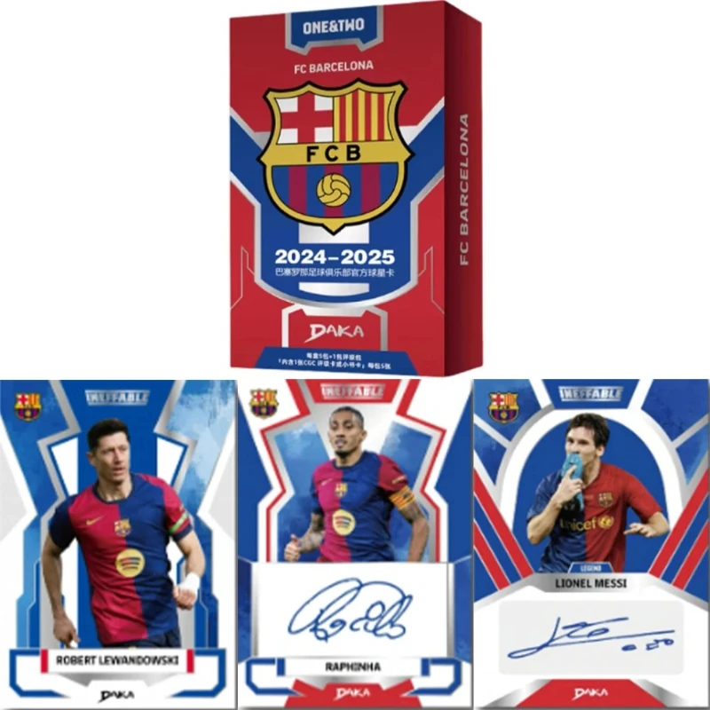 

DAKA 2024-25 FC Barcelona Official Player Cards ONE & TWO Series Football Star Collectible Card Toys Gift