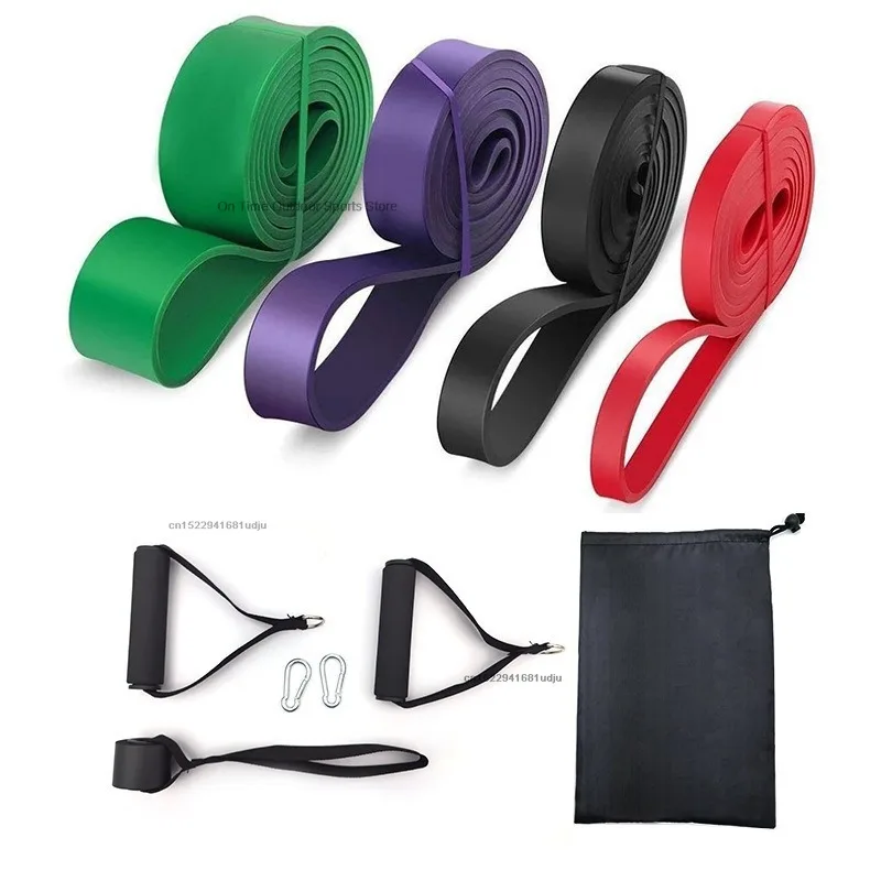 Treino pilates látex resistência banda exercício elástico para força esportiva pull up assist equipamento de fitness resistente puxar