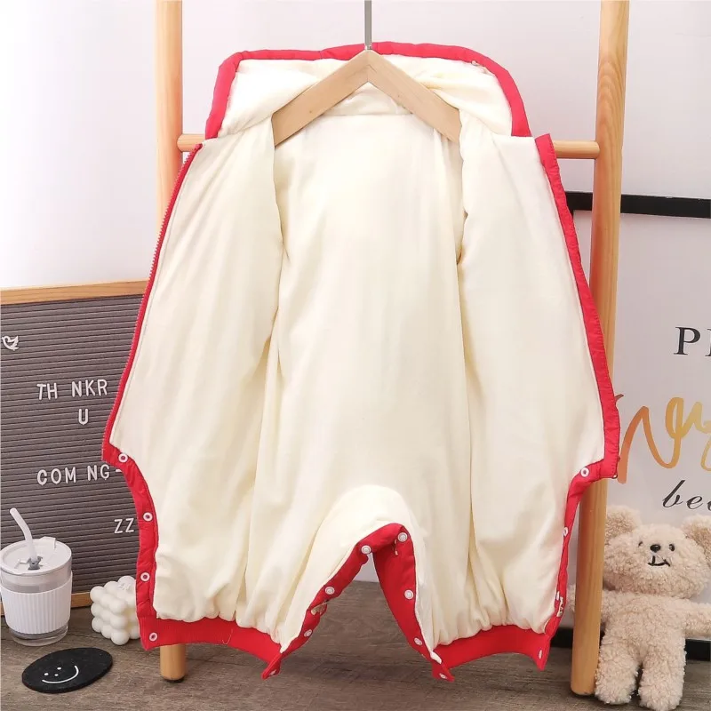 الشتاء الرضع بابيس بنين السروال القصير القطن رشاقته المخملية مقنعين حللا للأطفال الأولاد الدب ملصقات طباعة طفل الفتيان داخلية