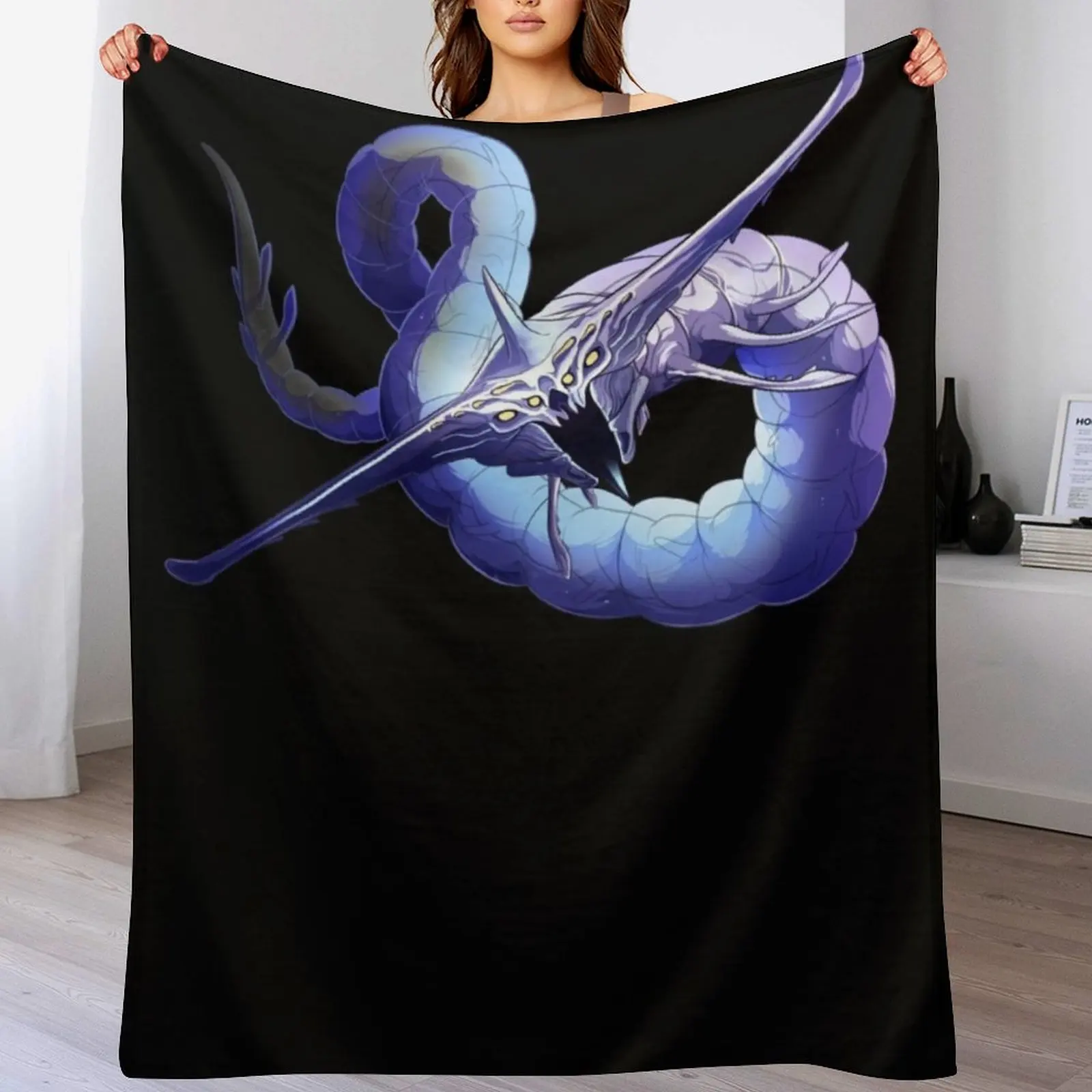

Ghost Leviathan Throw Blanket warm winter Thermal Nap heavy to sleep Blankets
