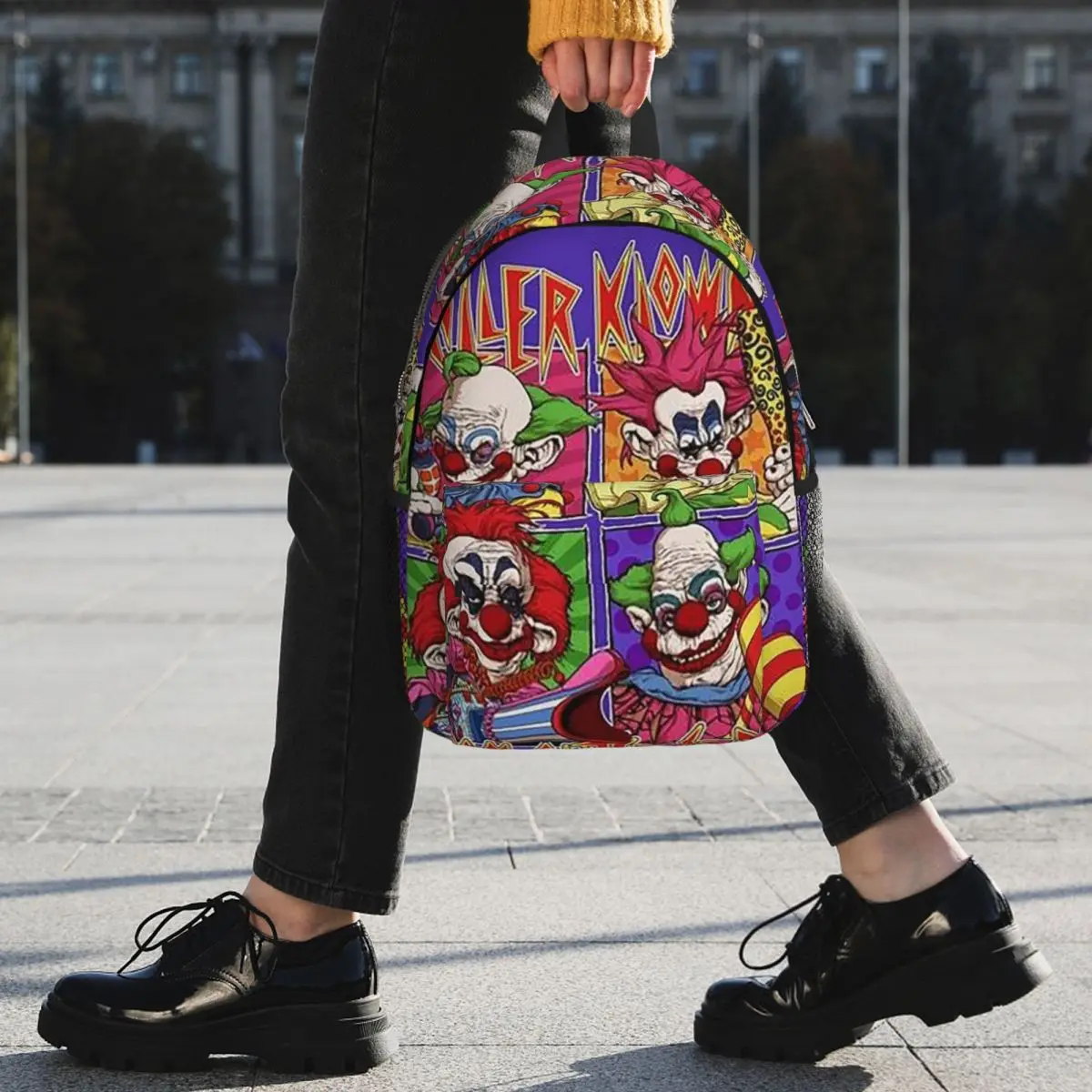 Killer Klowns From Outer Space Backpack Student BookBag Children School Bag Computer Shoulder Bags for Men Women