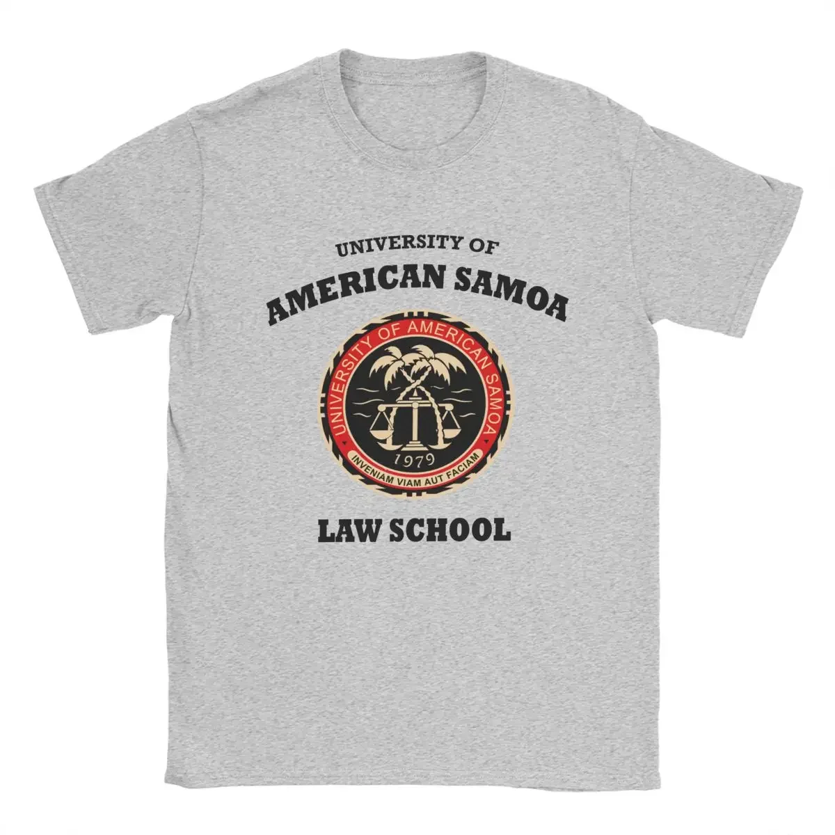 T-Shirt Round Collar Tee Shirt 100% Cotton Clothing Better Call Saul University Of American Samoa Law School T Shirt for Men