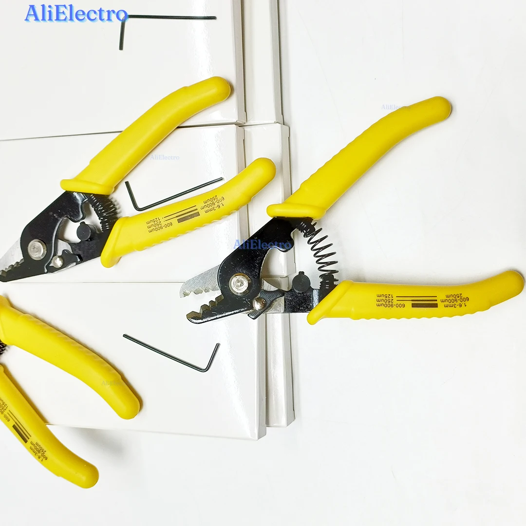 10pcs/lot F11301T Miller clamp Fiber stripping pliers F-11301T Optic Stripper Miller Wire Pilers Tri-Hole Fiber cutter