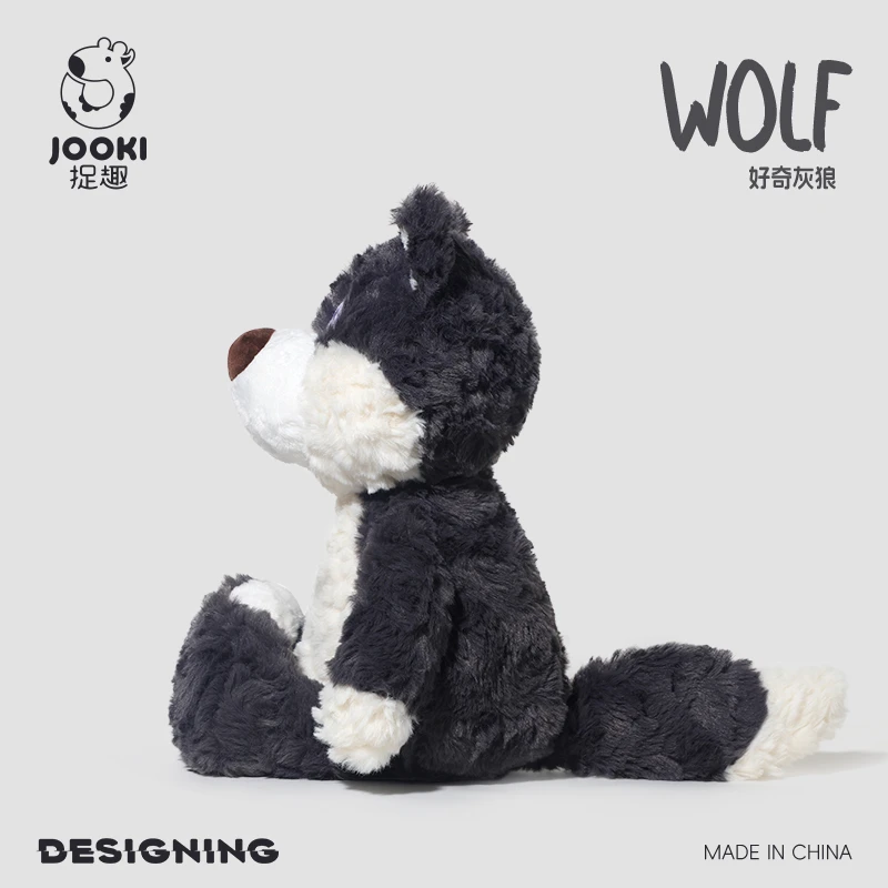 Lovely Wolf Plush Stuffed Animal Doll For Birthday Gifts Kawaii Plush Wolf Toys  Cuddly Animal Toys For Girls Soft Sleepy Toys