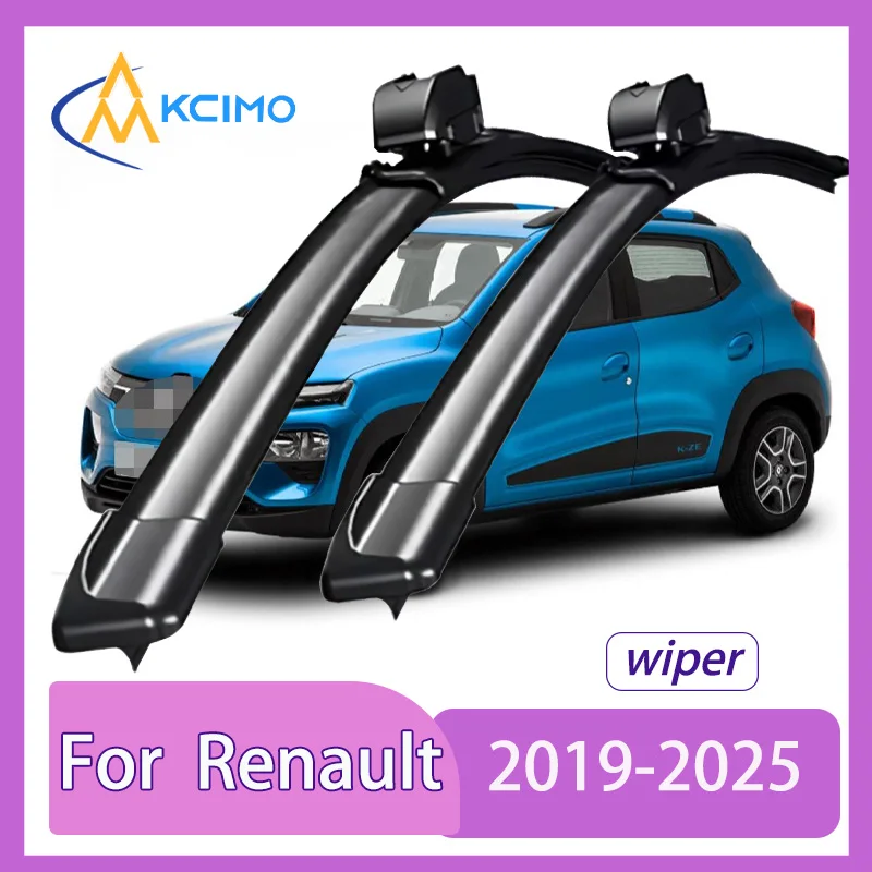 

For Renault City K-ZE 2019-2025 Venucia e30 Front Windshield Wiper Blades 2pcs Slient Rain Windscreen Window Accessories