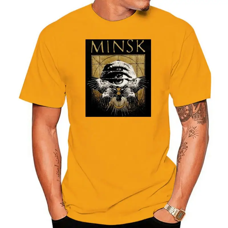 Minsk Men'S The Crash And The Draw T-Shirt Xxx-Large Grey Cool Casual Tee Shirt