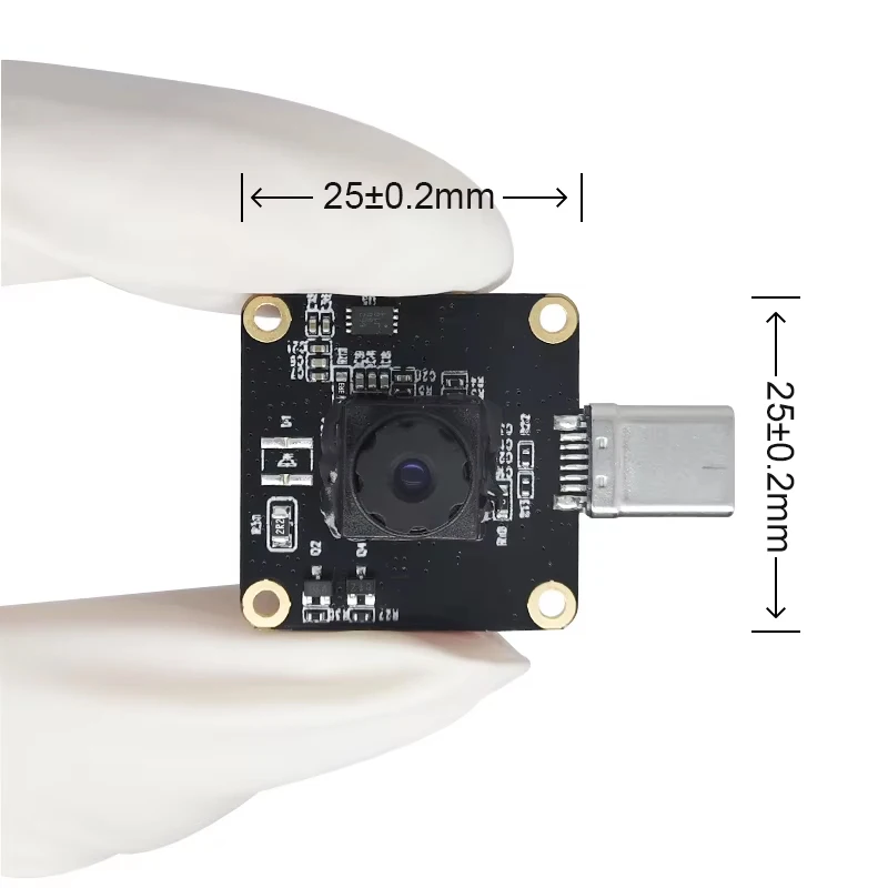 High Quality Module Camera Sensor Wide Angle 72 Degree Hd 1080p Excellent IoT Night Vision Type C Camera Module Pcb Usb With Led