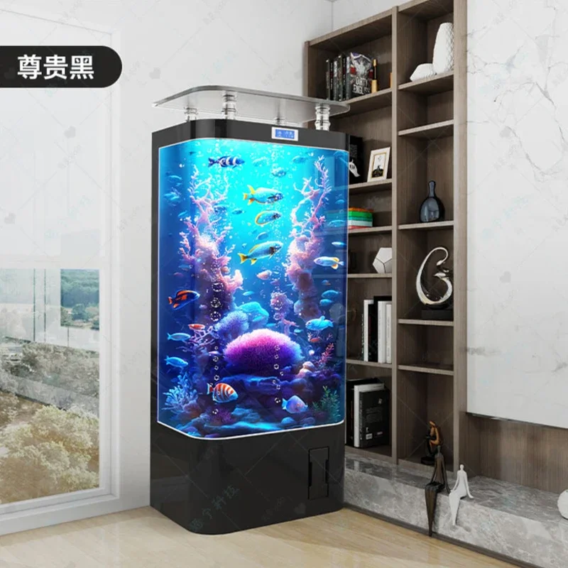 

Smart goldfish tank, living room, household medium-sized vertical filter integrated ecological glass, no-change aquarium