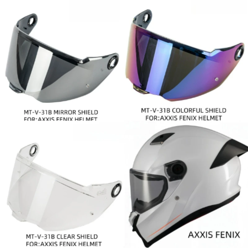 

1 шт. щиток для шлема AXXIS FENIX, сменное стекло MT-V-31B, оригинальные аксессуары AXXIS