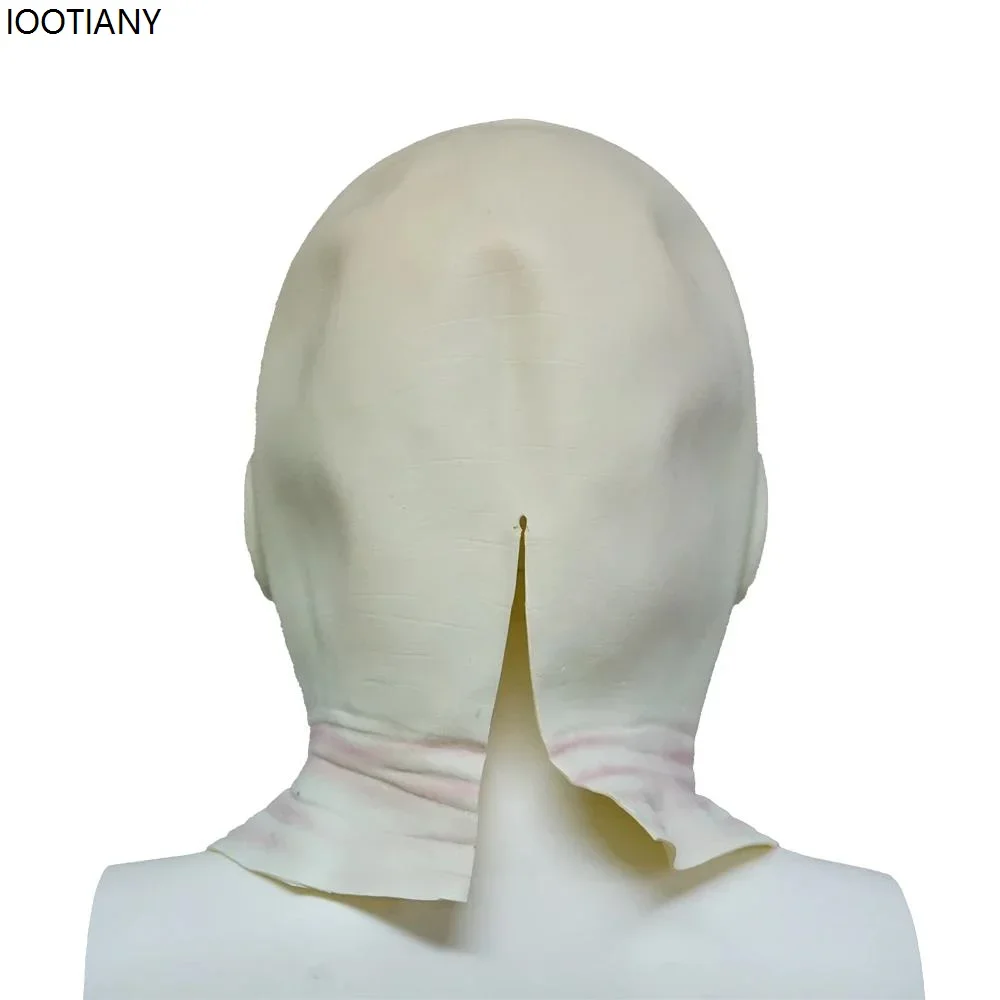 قناع رعب للهالوين كوسبلاي غيبوبة من اللاتكس غطاء رأس مقلوب لعب الأدوار قناع تنكر الدموي لعيد الفصح الغريبة حفلة تنكرية برو