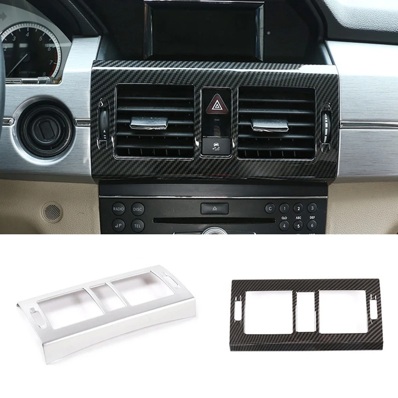 

For Mercedes-Benz GLK Class X204 10-12 Front Center Console Air Condition AC Vent Outlet Panel Trim Car Interior Accessories