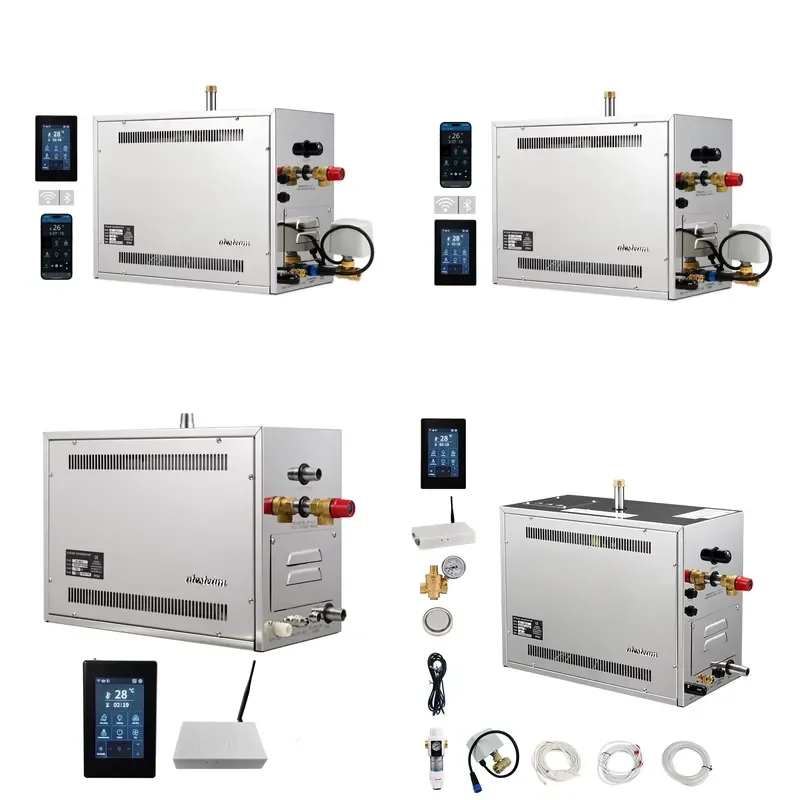 STROVAN App&WiFi Bluetooth Turkish 6KW Steam Bath Generator for Hammam Spa With Speaker