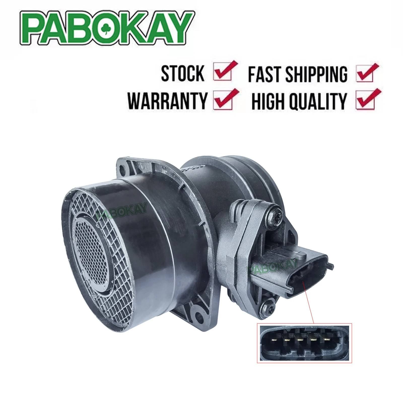 

1 Unit x For Hyundai H-1 Starex Terracan 2.5 2.9 2001-2007 5Pins Air Flow Sensor 0281002554 M281002554 0281002555 28164-4A000