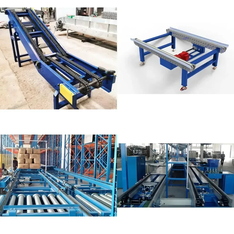 Industrial Heavy Chain Conveyor System Customized Steel Automatic Assembly Line Equipment