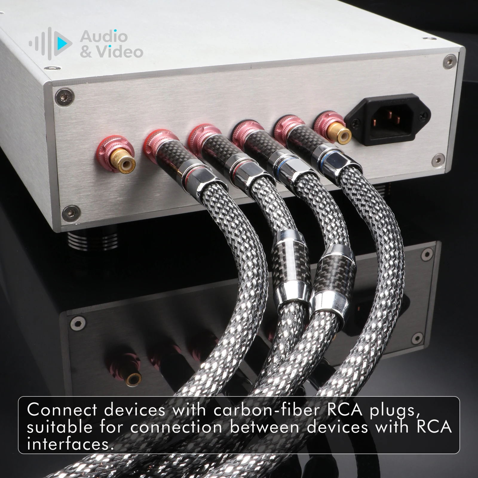 Paar XLR-Kabel Audiophile Symmetrische Kabelverbindung, 3-Pin XLR-Mikrofonkabel für Audio- und Tontechnik – Detail 9