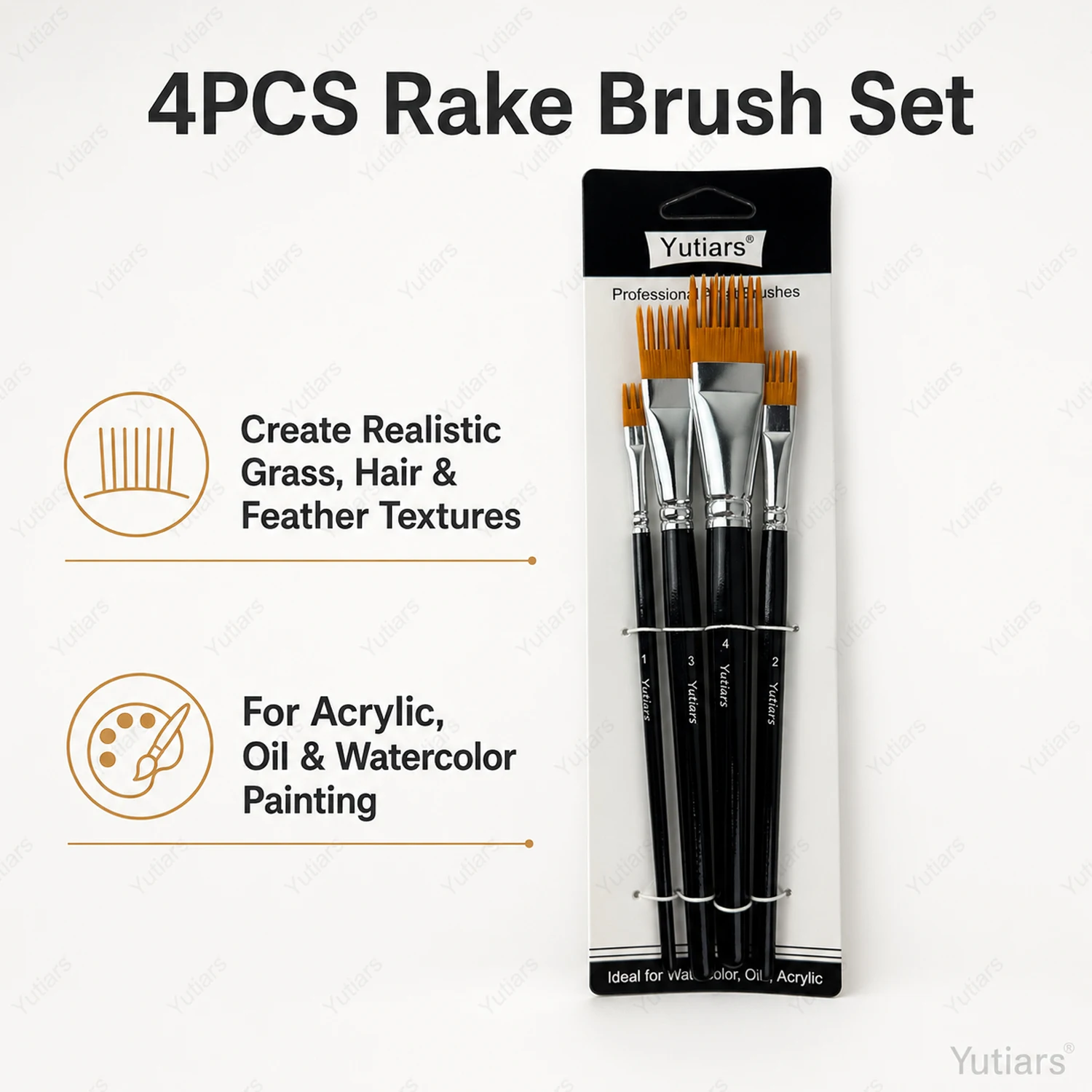 مجموعة من 4 فرش للرسم بالأكريل - مراجعة Detailing Brush Set وسعره