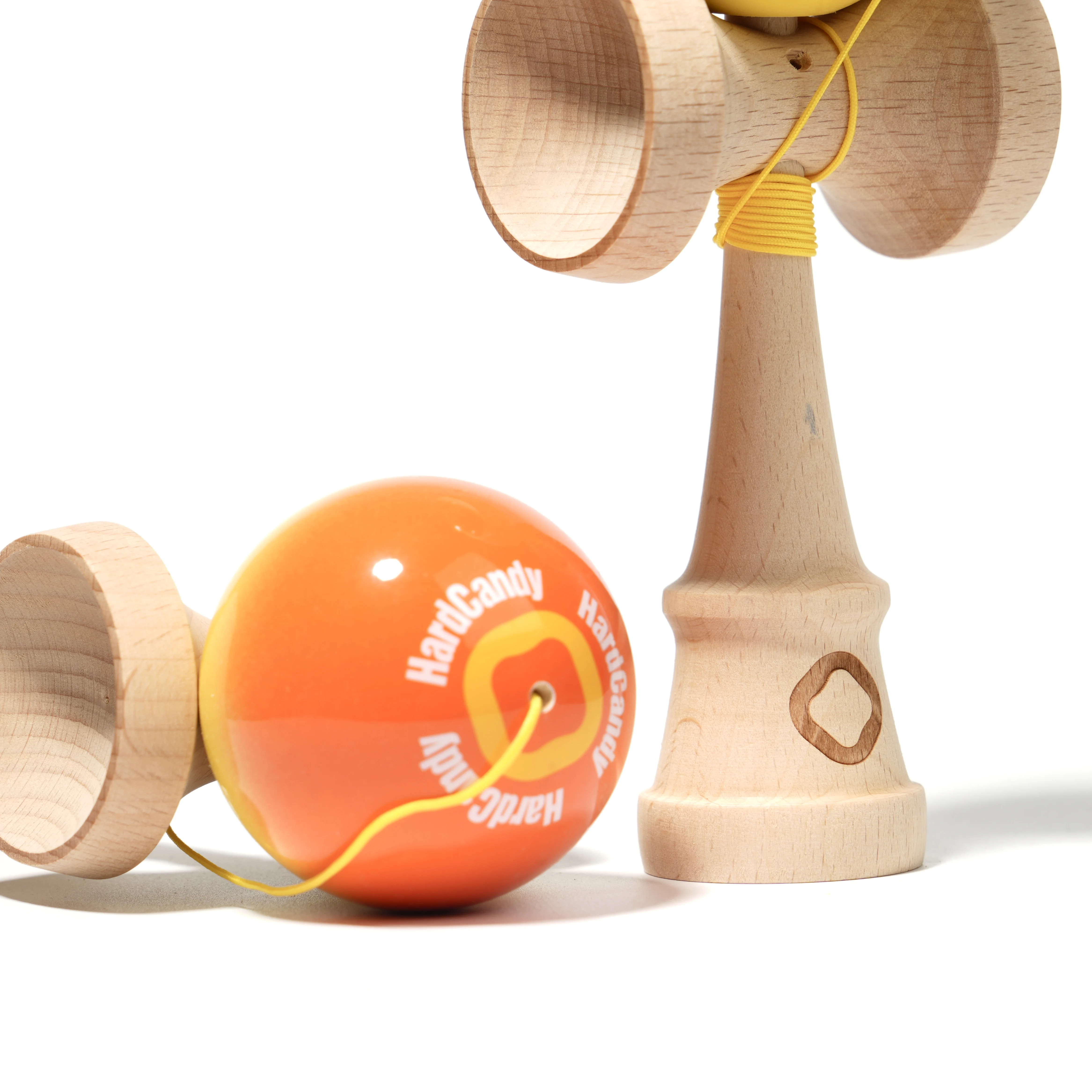 هون X الحلوى الصلبة K2 نوع السيف Kendama الزان لاصق الطلاء الرياضة في الهواء الطلق كرة لياقة بدنية تخفيض الضغط HunKendama هدية مفصلة #3