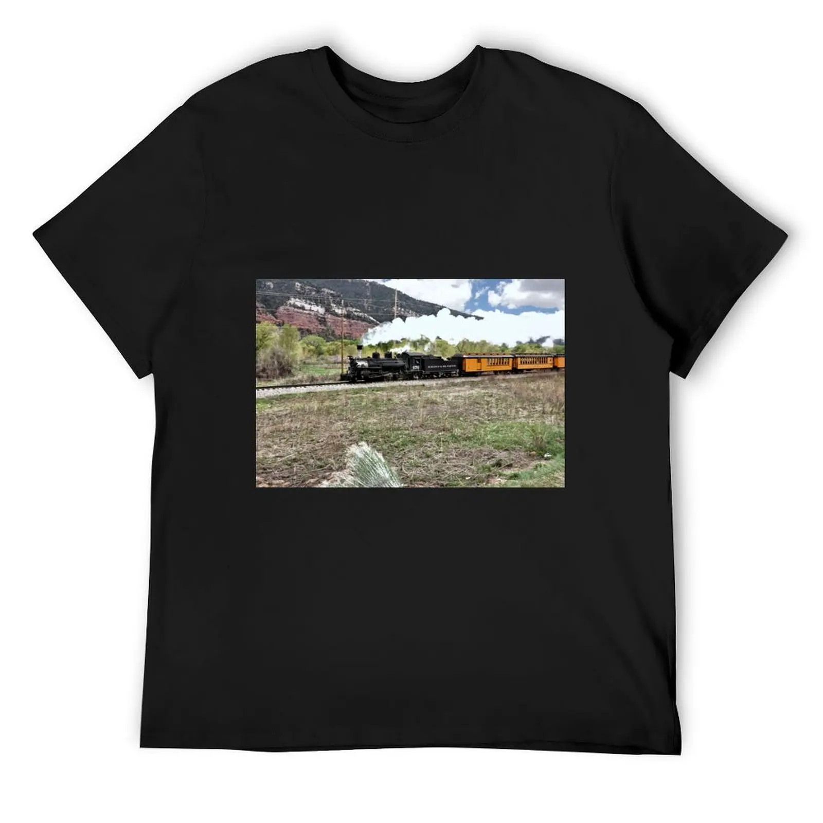 Steam Locomotive - Durango And Silverton Railroad 1 T-Shirt baggy shirts aesthetic clothes mens graphic t-shirts