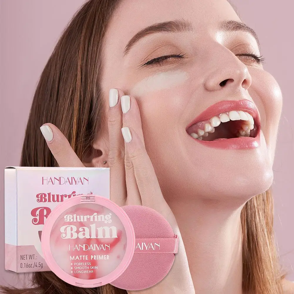 Impermeável Matte Primer Face Balm Maquiagem, corretivo de longa duração, base pó solto, cosméticos base