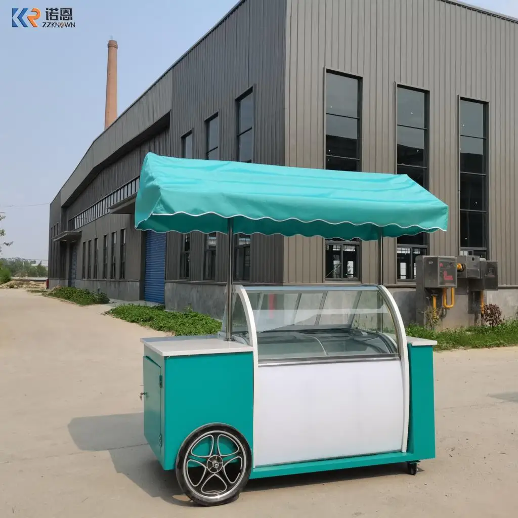 アイスクリームトラックカート,ディスペンサー,街路用食品使用,屋外,モバイル,キオスク,工場価格