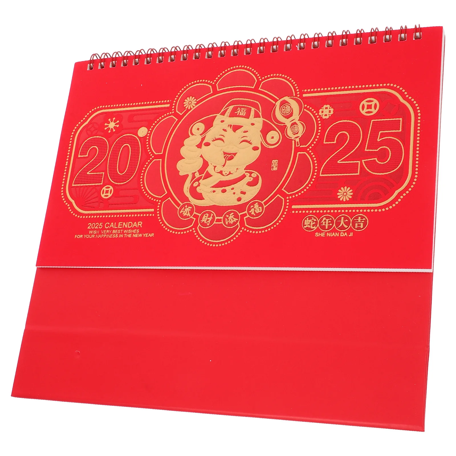 Desk Calendar Chinese Planner 2024 Table 2025 Lunar Year Monthly New Desktop Academic