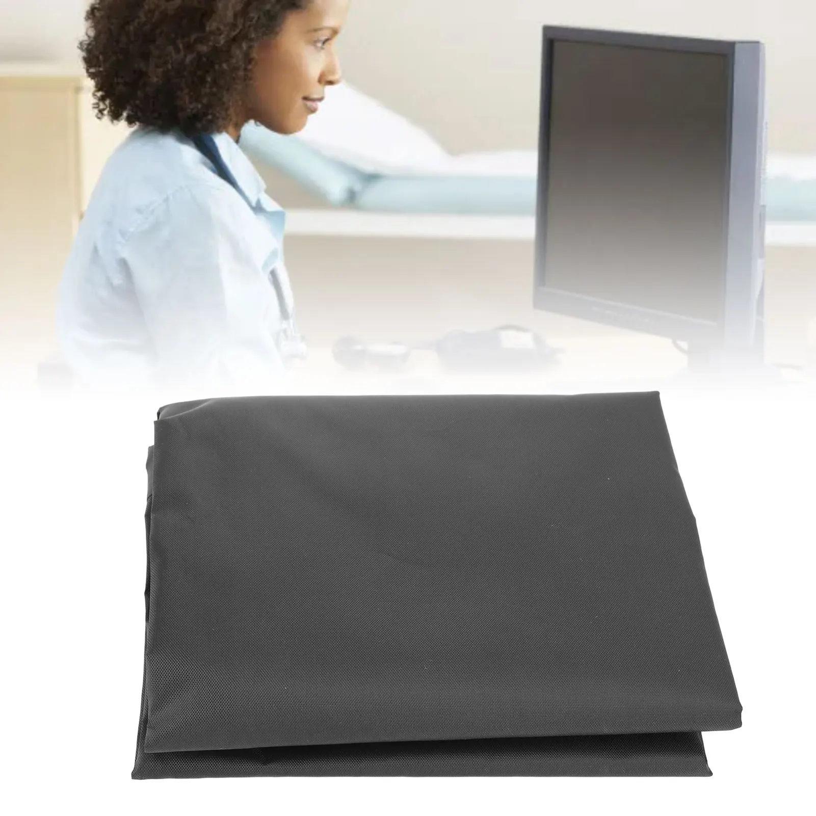 غطاء مقاوم للغبار لشاشة الكمبيوتر، سهل التنظيف، تغطية كاملة مقاومة للمطر، غطاء حماية لشاشة الكمبيوتر للكمبيوتر المكتبي #2