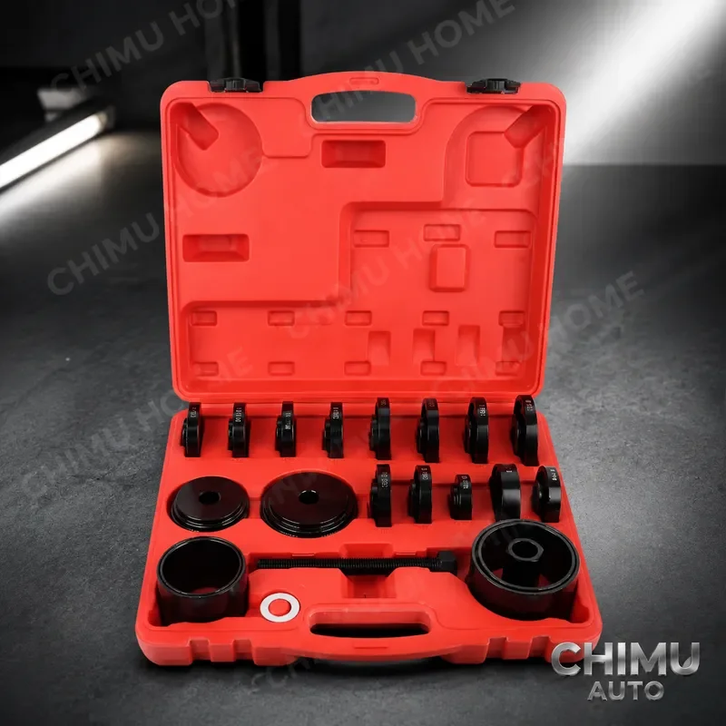 【CHIMU HOME】 23pcs Hub Bearing Puller Set for Front Drive Shaft Wheel Hub Iron Sleeve Disassembly Assembly Tool Kit
