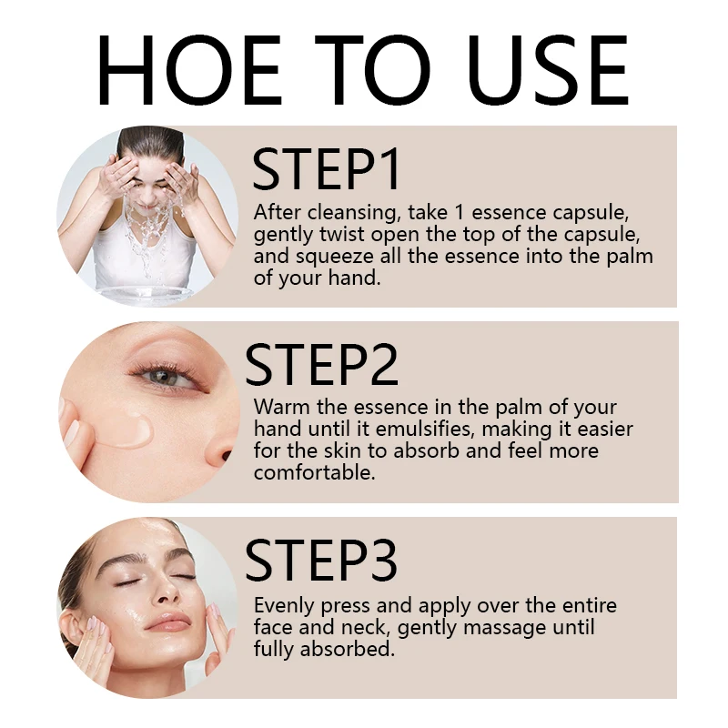 FDUAY Snail Mucin Essence Capsules Deep Moisturizing with Collagen VC & Hyaluronic Acid for Improved Skin Tone And Beauty