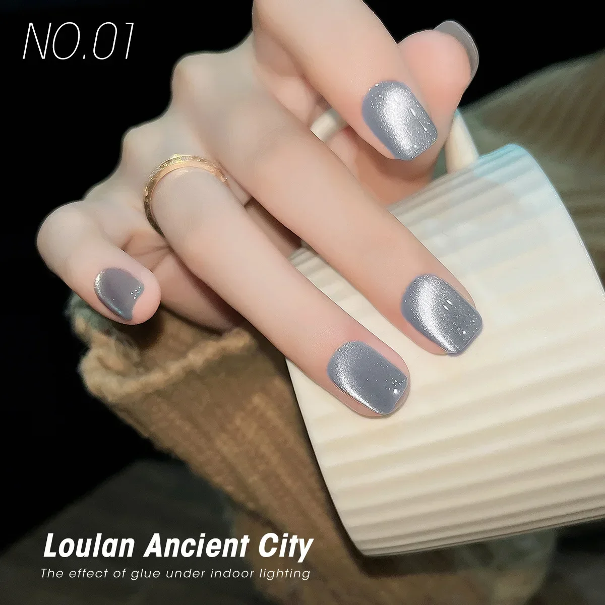 10szt 10ml Jesień Zima Brązowy Kot Magnetyczny lakier żelowy do paznokci Nowy różowy czarny brokat Soak Off UV Lakiery żelowe do paznokci Manicure