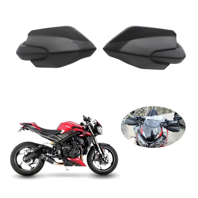 Incomual para Street Triple 765R RS 2020-2023 Protector de manos para motocicleta Protector de mano parabrisas