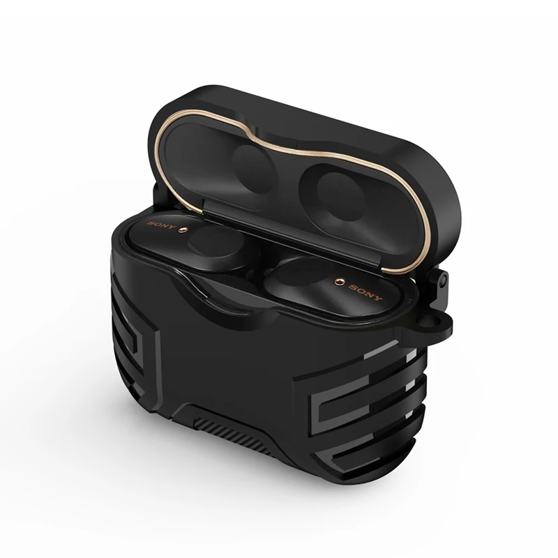 Earphone Case For Sony WF1000XM3 TPU Anti-drop 360 Full TWS Earbuds Protective Case Cover for WF1000XM4