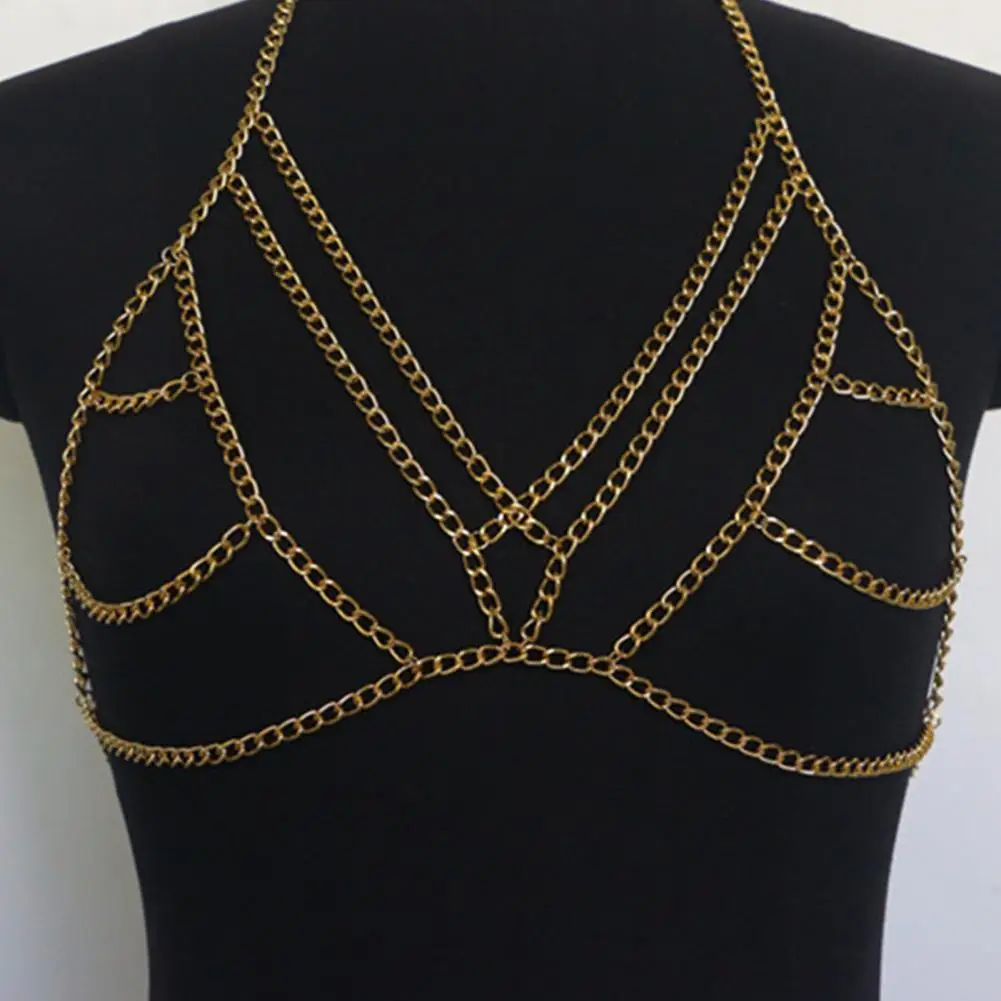 Wear at Home Long-lasting Bra Vest Halterneck Chest Chain for Gifts