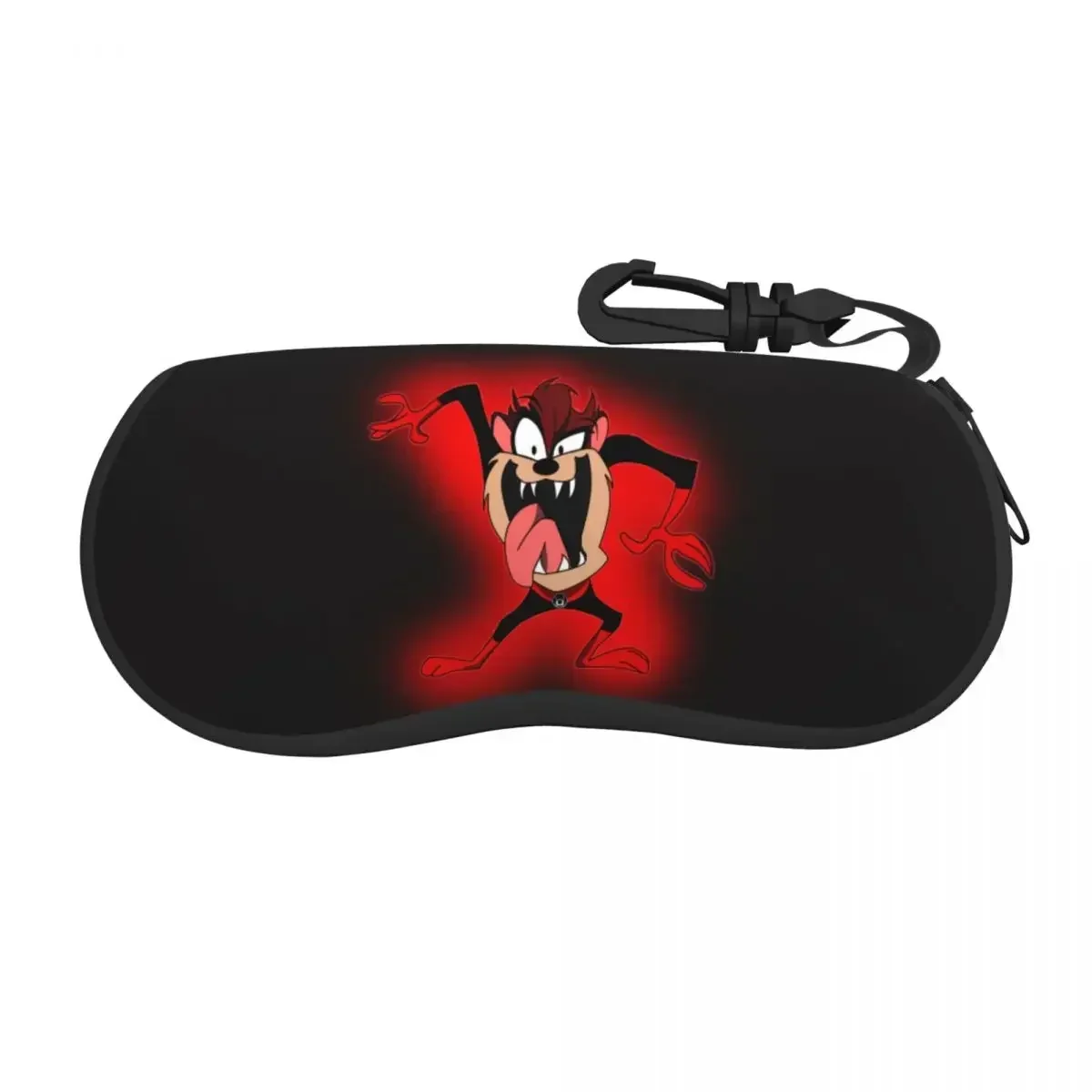 Custom Funny Tasmanians Devil Cartoon Shell Glasses Case Unisex Travel Taz Anime Comic Eyeglasses Case Sunglasses Protector Box