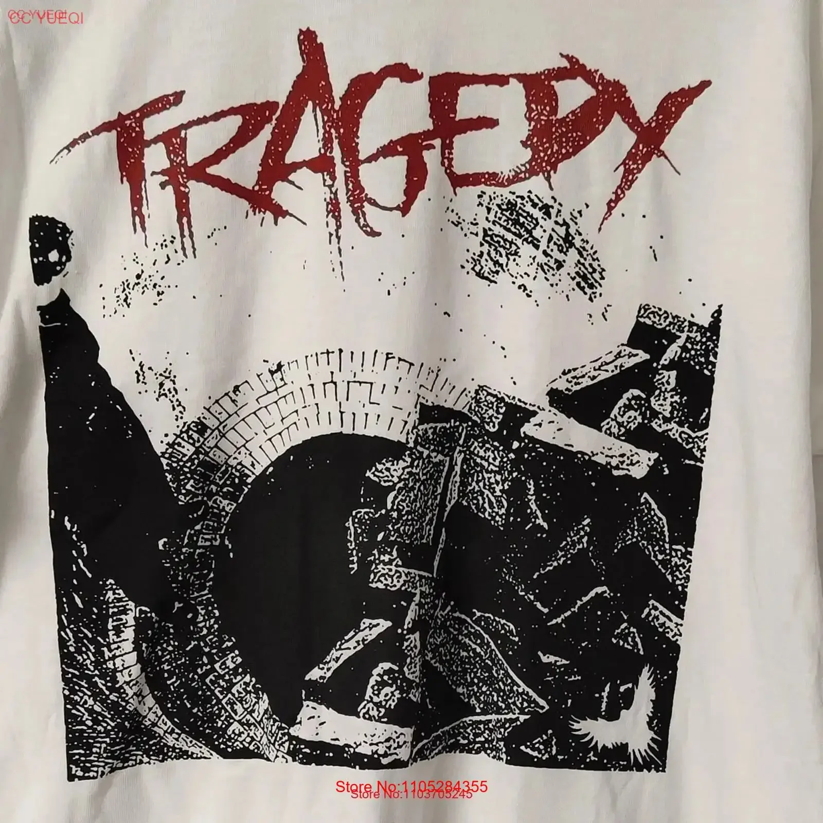 Camiseta TRAGEDY Hardcore Punk D Beat Crust Skitsystem Discharge Wolfbrigade His Hero Is Gone From Ashes Rise Fall Of Efrafa