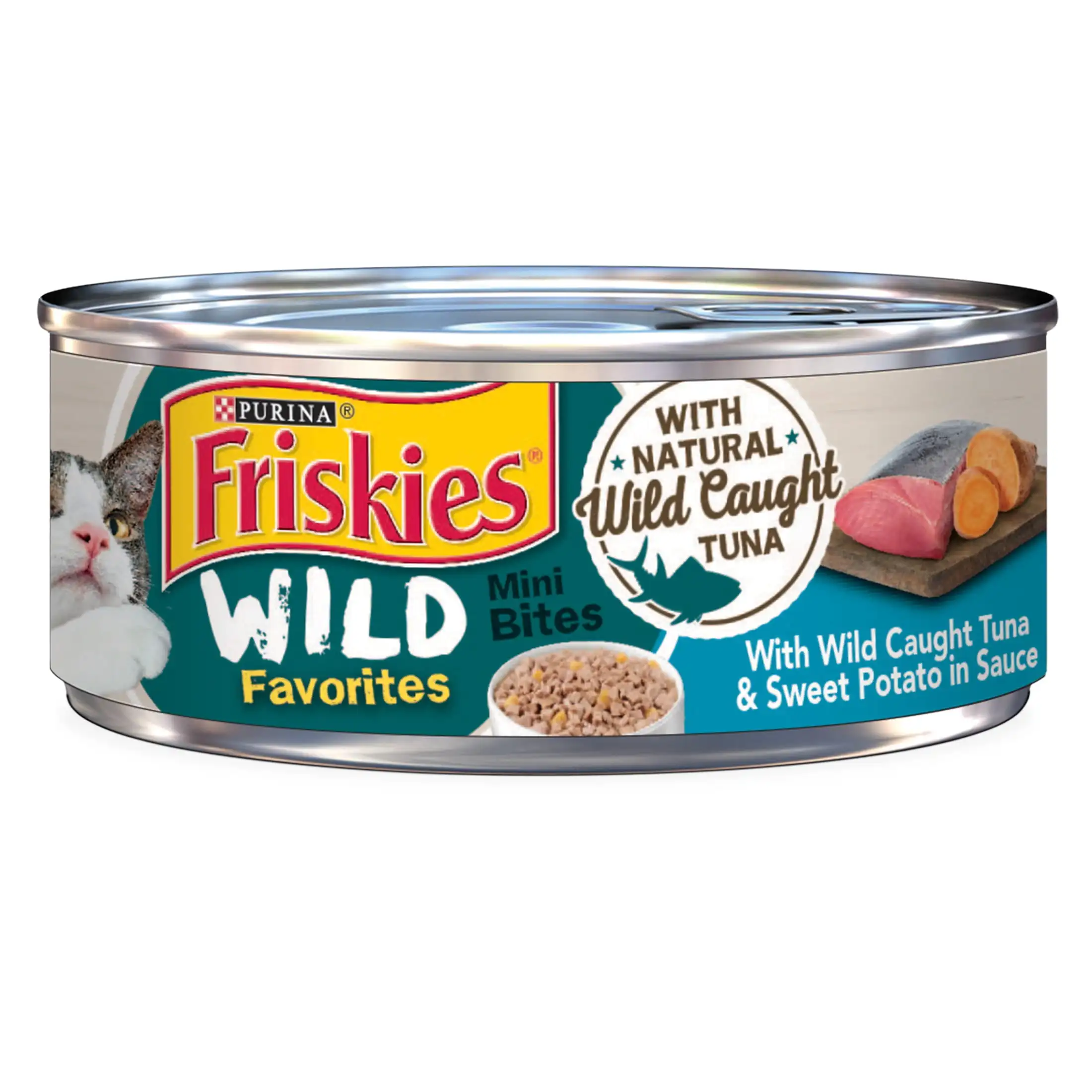 

Purina Tuna & Sweet Potato Flavor Chunks, Wet Cat Food , 5.5 oz. Cans, 24 Count
