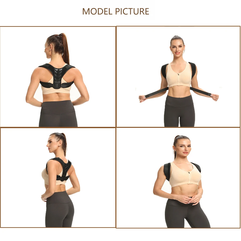 New Adjustable Posture Corrector Back Support Strap Brace Shoulder Spine Support Lumbar Posture Orthopedic Belts Men Women