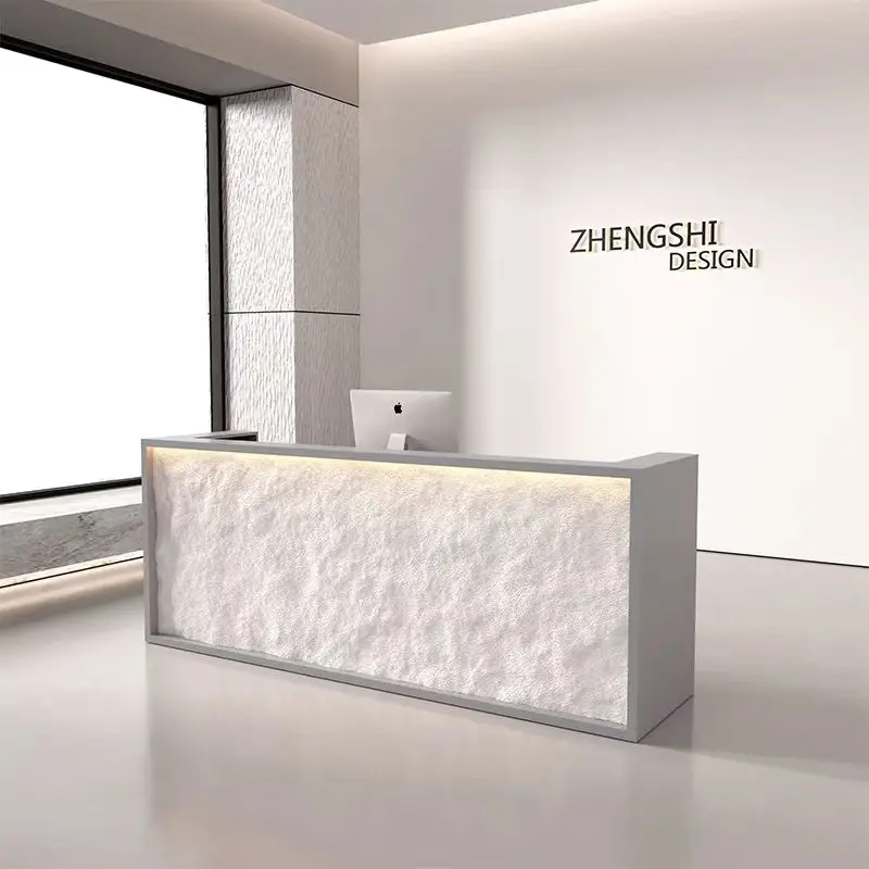 

Counter Beauty Reception Desks Display Aesthetics Office Salon Reception Desks Luxury Business Bancone Da Reception Furniture
