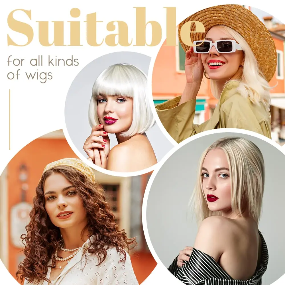 4/12 قطعة شبكة النايلون التهوية عارية الجورب غطاء شعر مستعار Hairnets بسط نهاية إغلاق سوبر اضافية رقيقة الجلد تنفس غطاء شعر مستعار #6