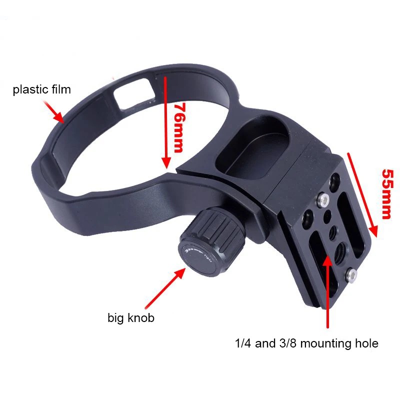 iShoot Lenskraag voor Tamron 18-400mm F3.5-6.3 Di II VC HLD B028 Statiefbevestiging Ring Compatibel met SUNWAYFOTO LEOFOTO RRS ARCA